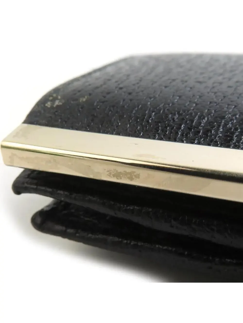 Auth Gucci Bifold Wallet Black #280386G17B